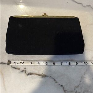 Elegant 1950s vintage Black Clutch